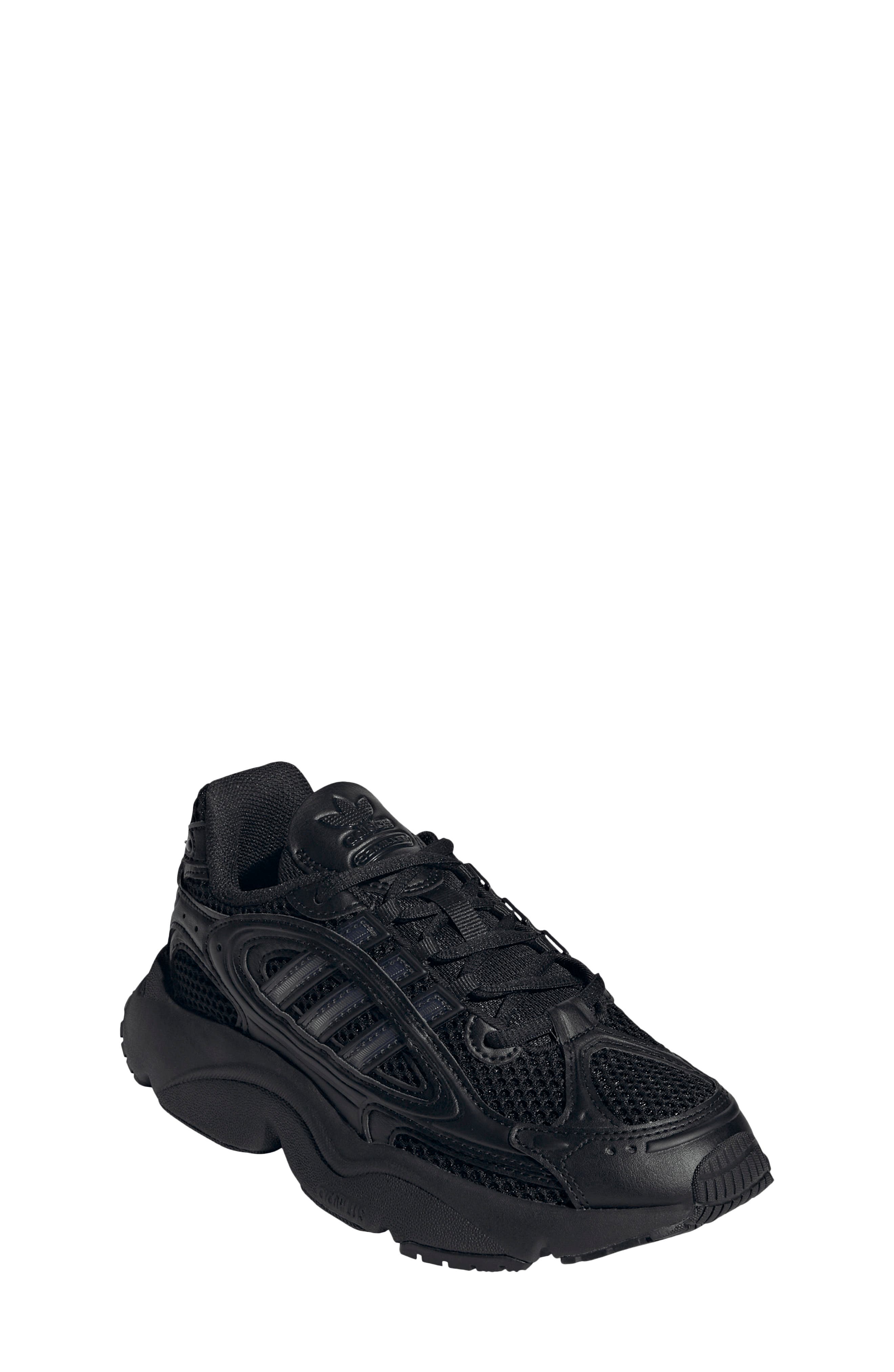 adidas Kids' Ozmillen Sneaker, Main, color, Black/ Black/ Black