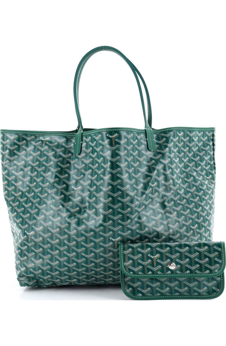 Pre-Owned Goyard Saint Louis Tote Coated Canvas GM, Alternate, color, Green