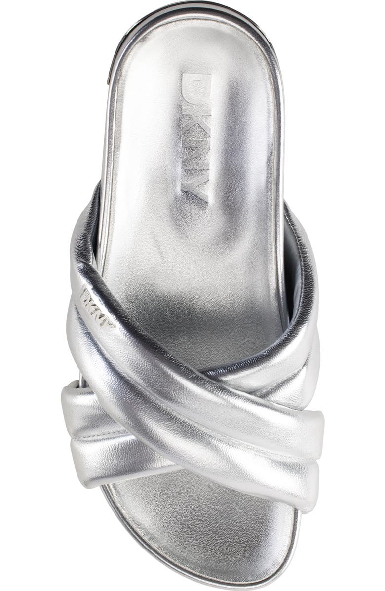 DKNY Crisscross Strap Slide Sandal, Alternate, color,