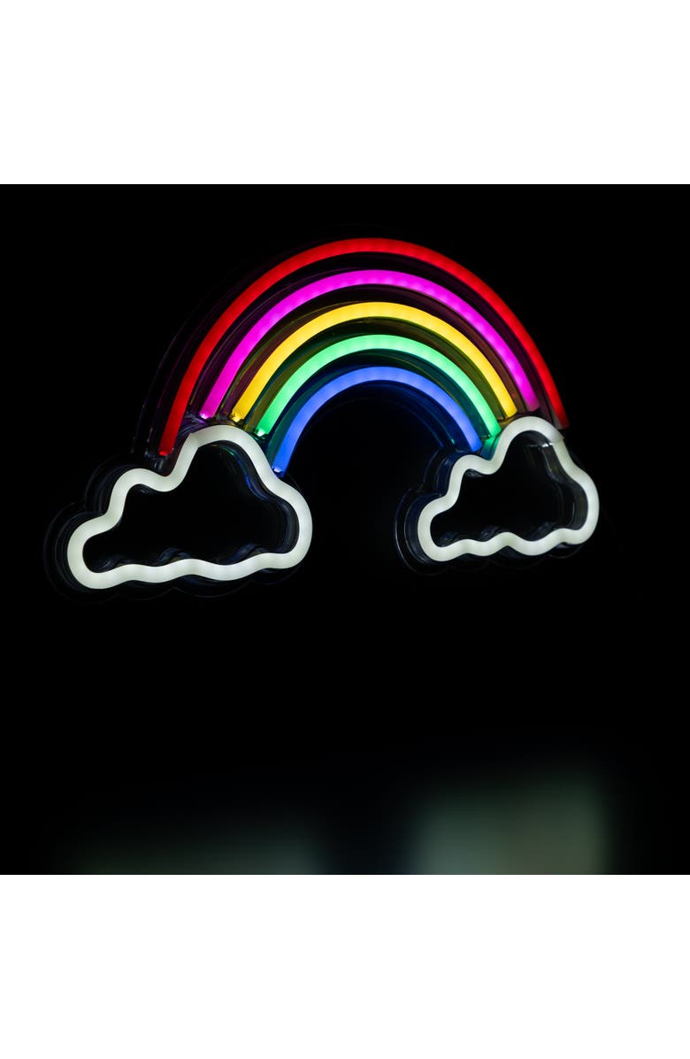 Northlight LED Rainbow and Clouds Neon Lighted Wall Art - 15.75", Alternate, color, Multi