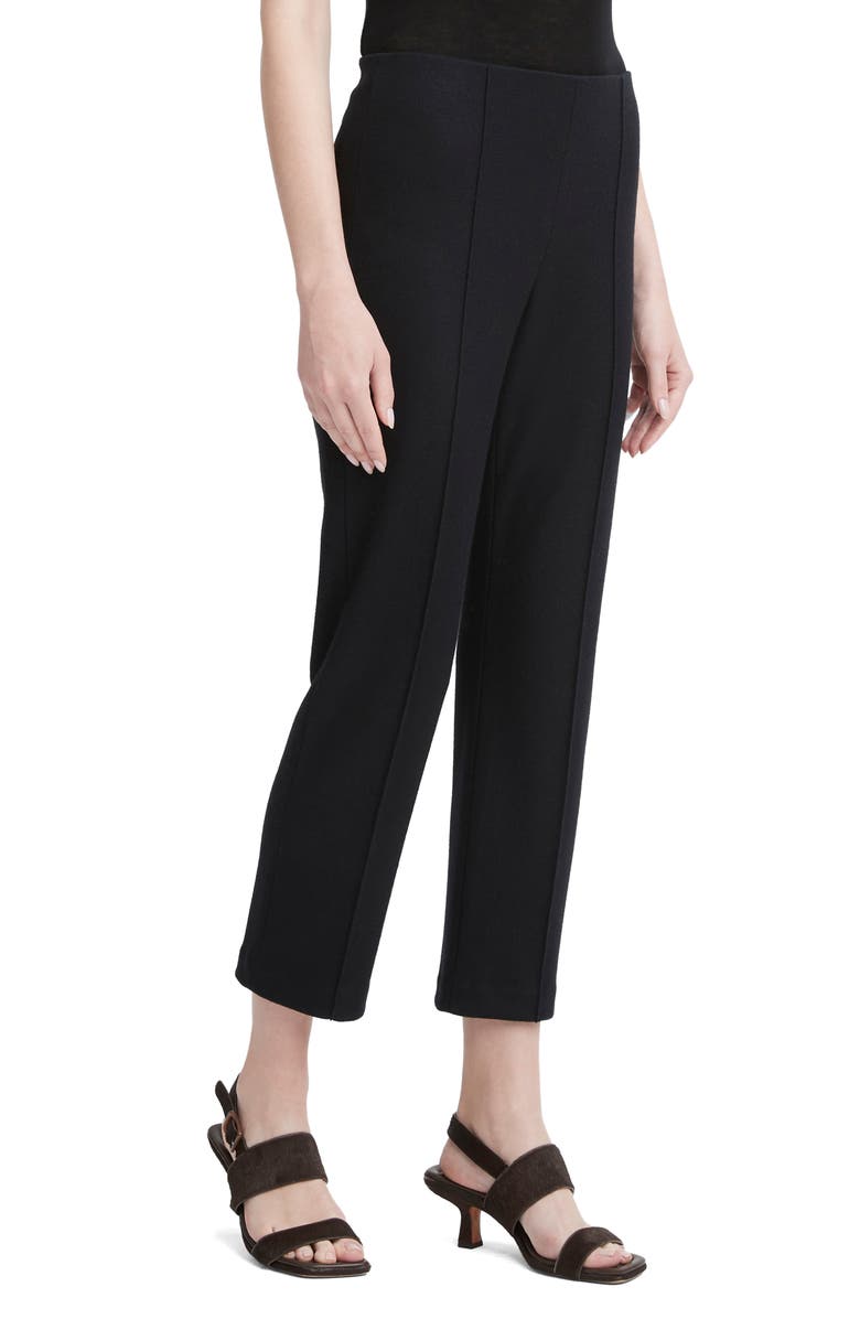 Vince Cozy Stitch Pintuck Wool Blend Crop Pants, Alternate, color, 