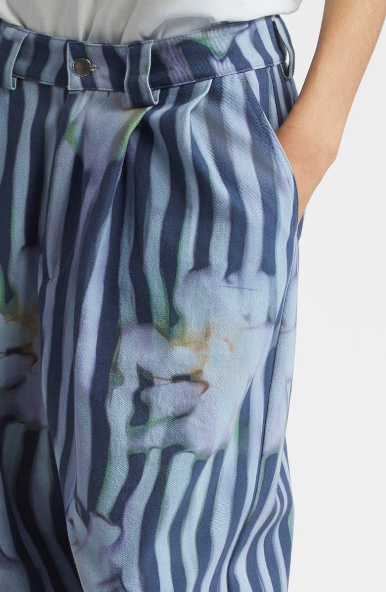 Collina Strada Catchfly Pleated Wide Leg Jeans, Alternate, color,