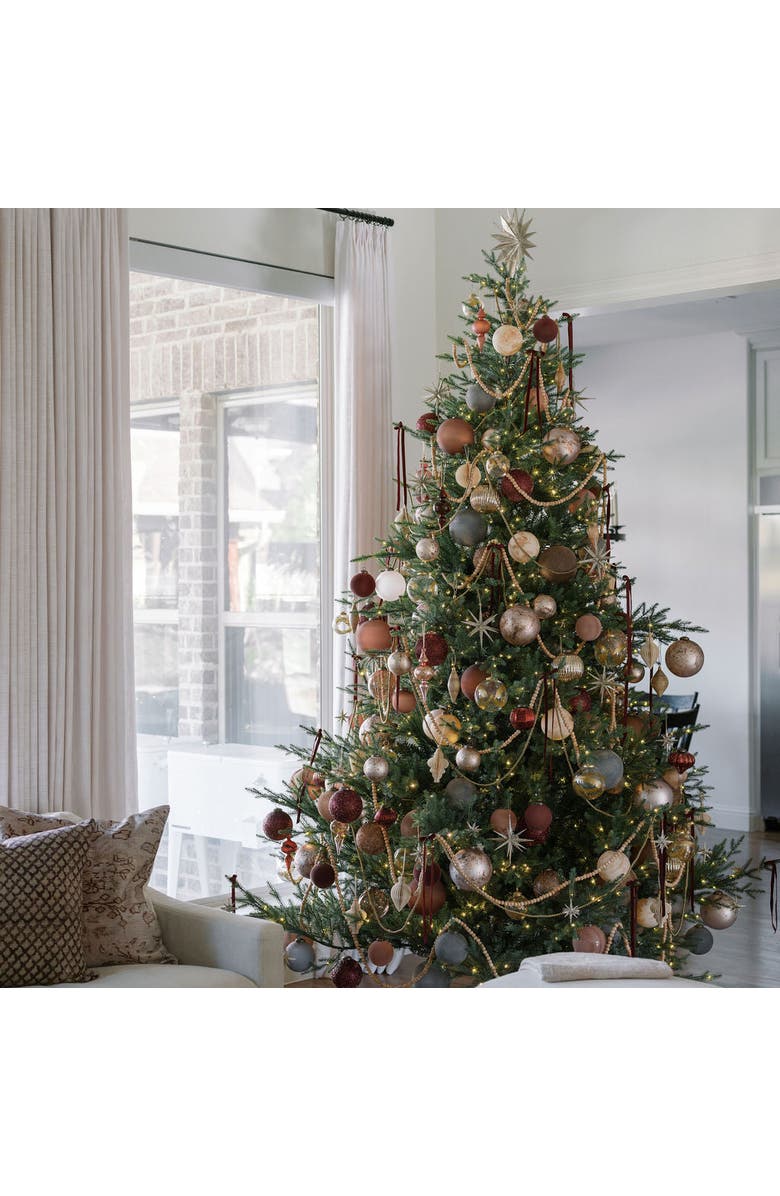 CG Hunter 4" Mercury Ribbed Glass Antique Gold Ornament, Alternate, color, Gold