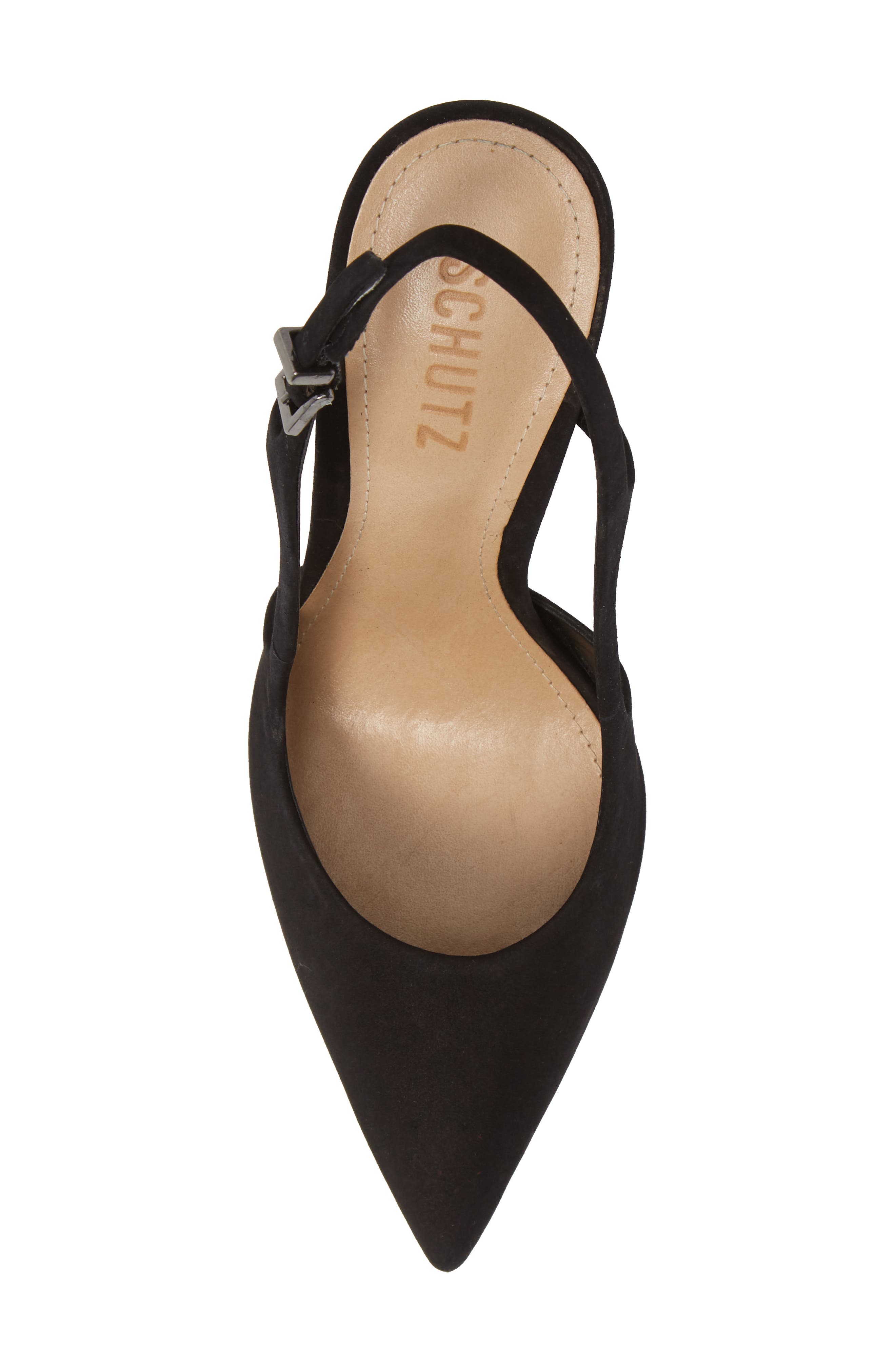 Schutz Boris Slingback Pump, Alternate, color, Black
