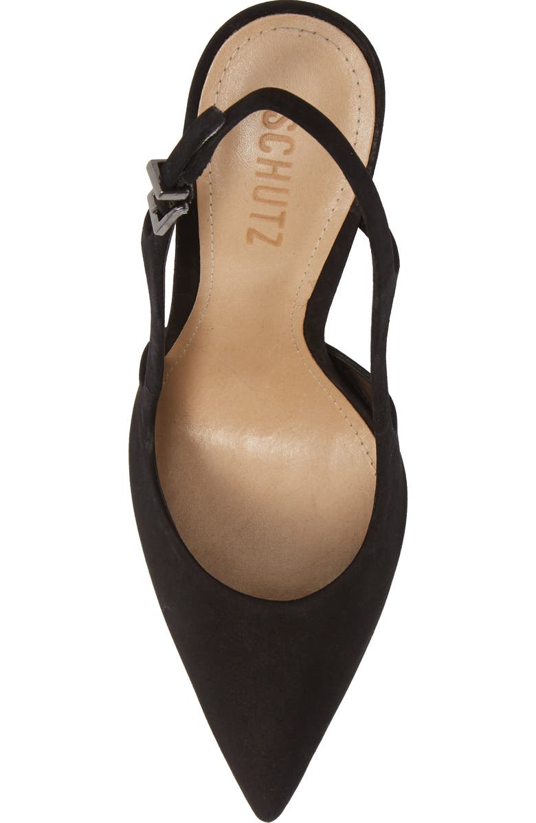 Schutz Boris Slingback Pump, Alternate, color, Black