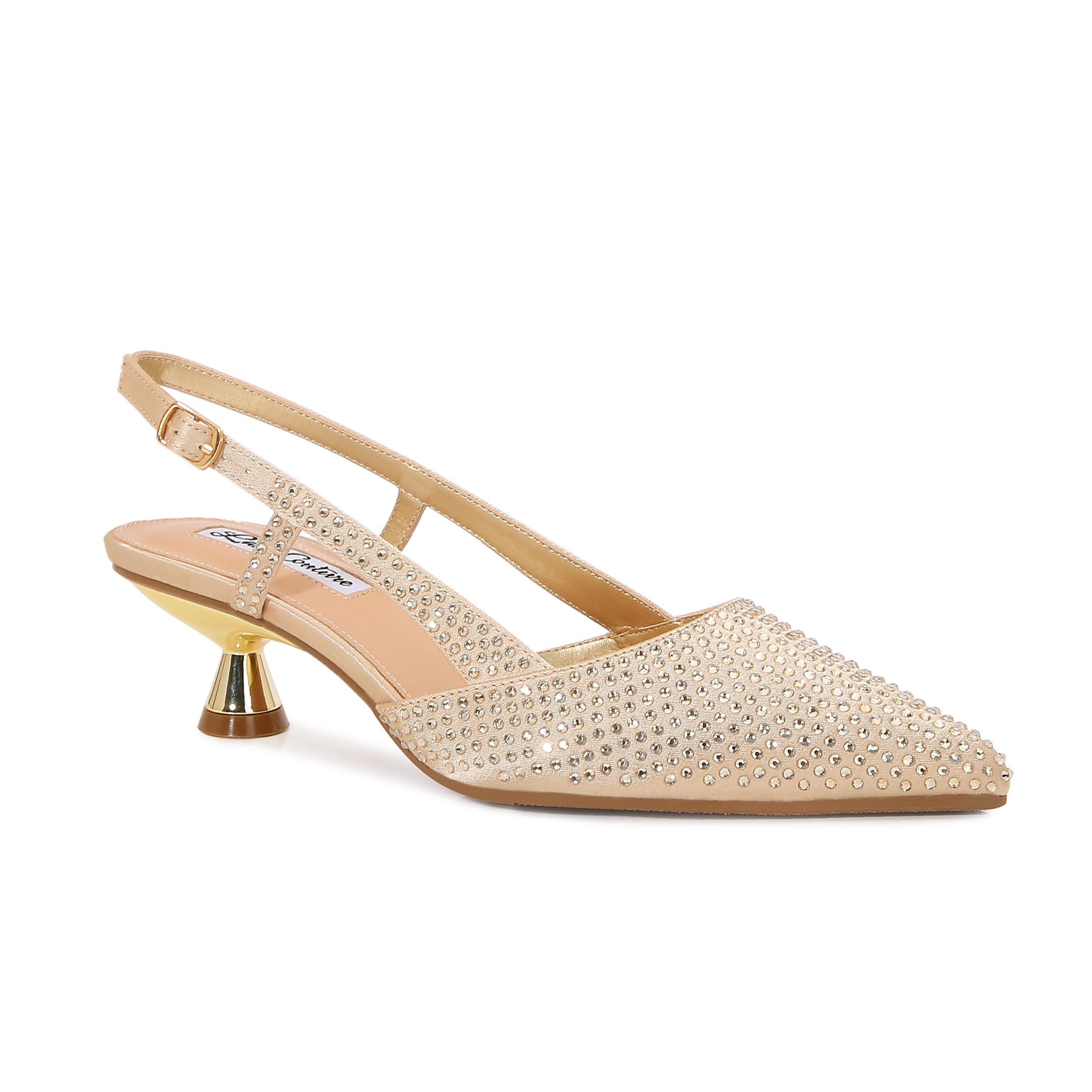 Kathy, Kitten Heel Slingback, Main, color, Gold