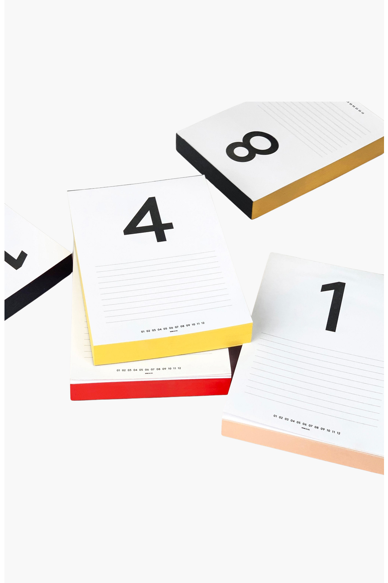 Ephemera Notebooks, Alternate, color, Red