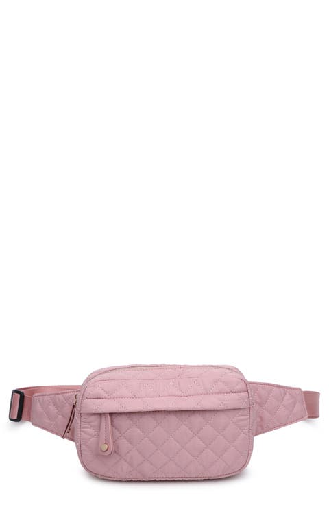 Quilted Nylon Belt Bag