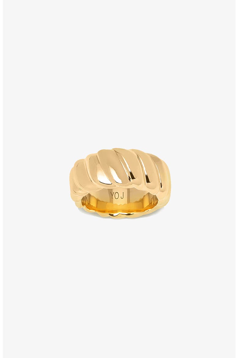 Coral Band Ring in Gold, Main, color, Gold