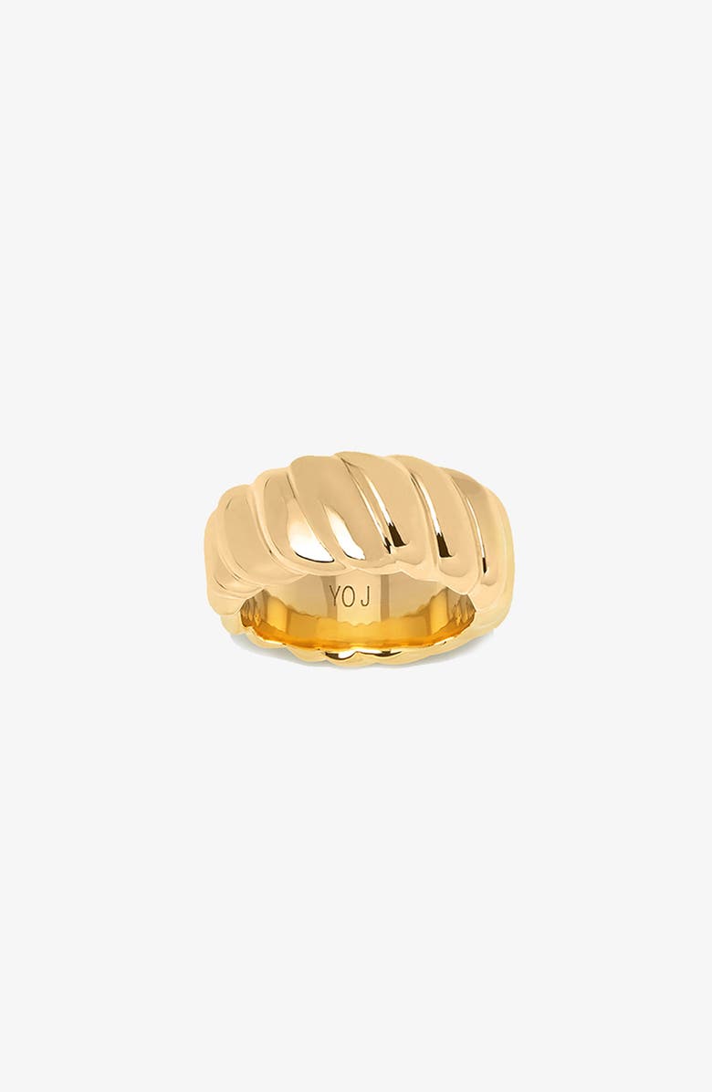 YOJ Coral Band Ring in Gold, Main, color, Gold