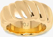 YOJ Coral Band Ring in Gold