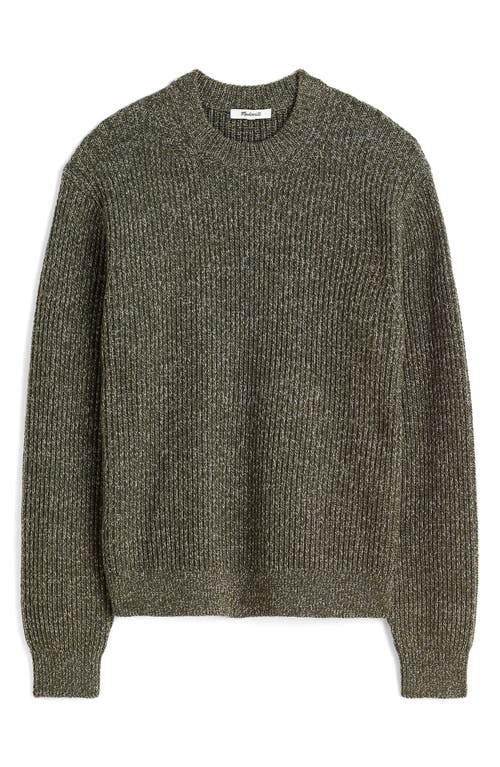 Madewell Marl Sweater in Green Marl 