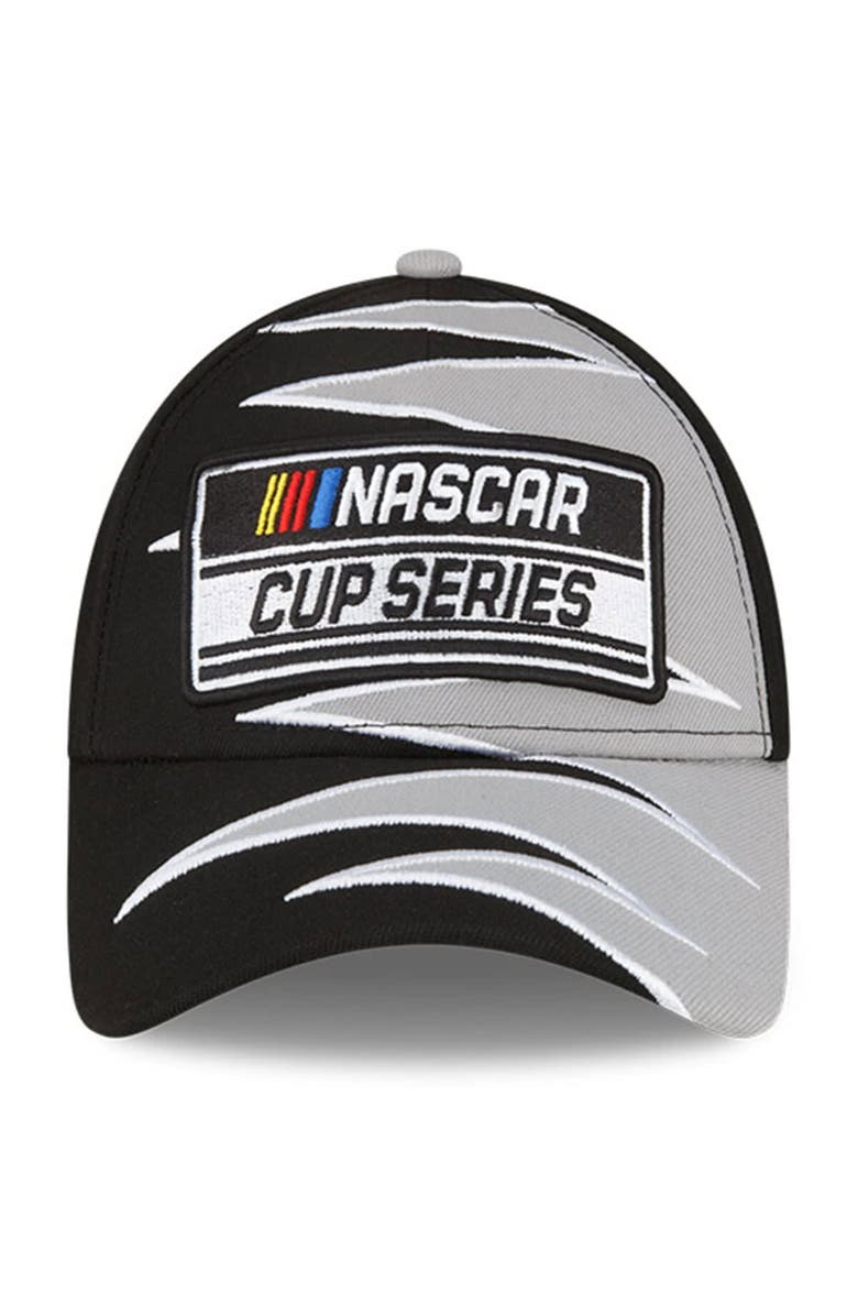 New Era Men's New Era Black/Gray 2023 NASCAR Cup Series 9FORTY Zig Zag Snapback Adjustable Hat, Alternate, color,