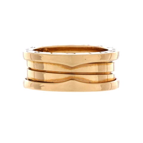 B.Zero1 Three Band Ring 18K Yellow Gold