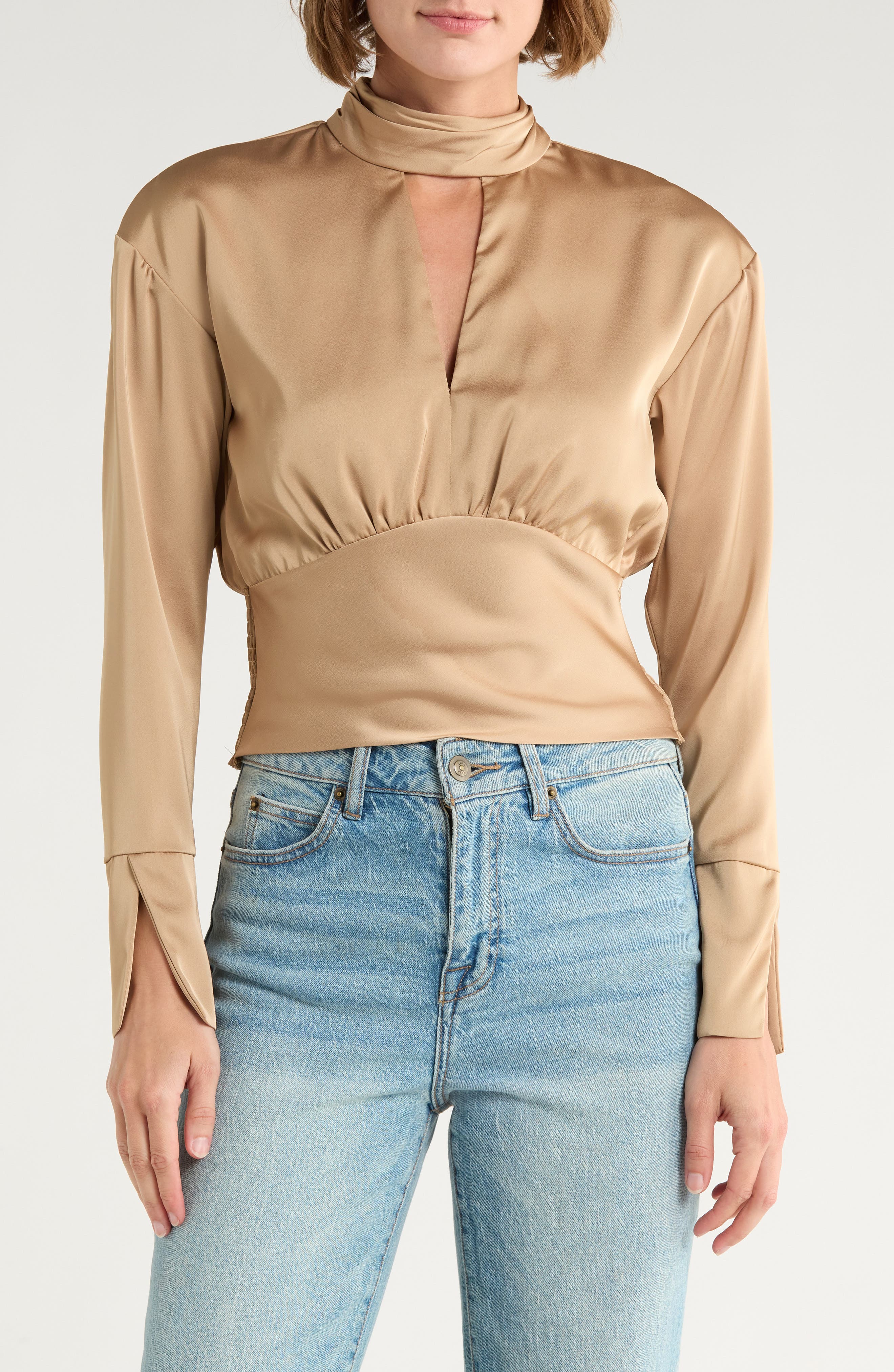 Parker The Parker Long Sleeve Keyhole Top