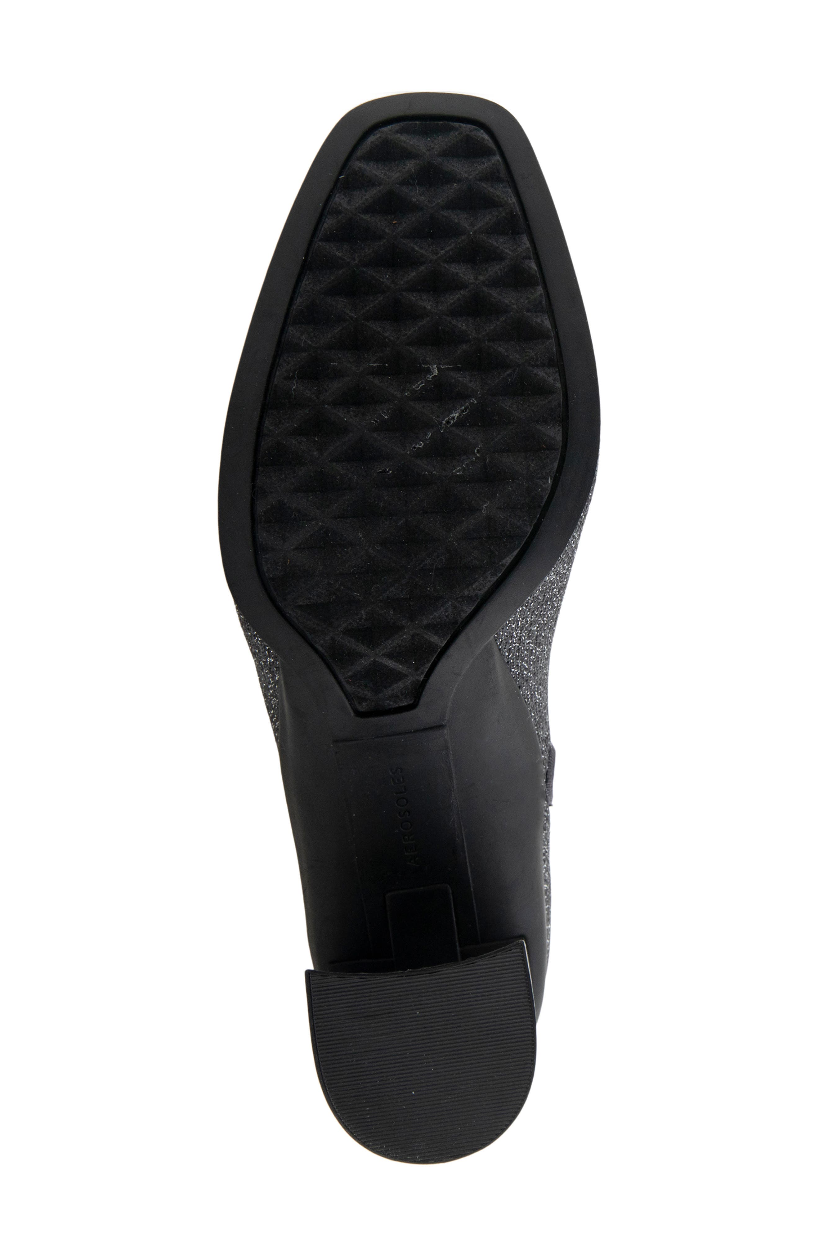 Aerosoles Cezarina Sweater Knit Bootie, Alternate, color, Gunmetal Knit