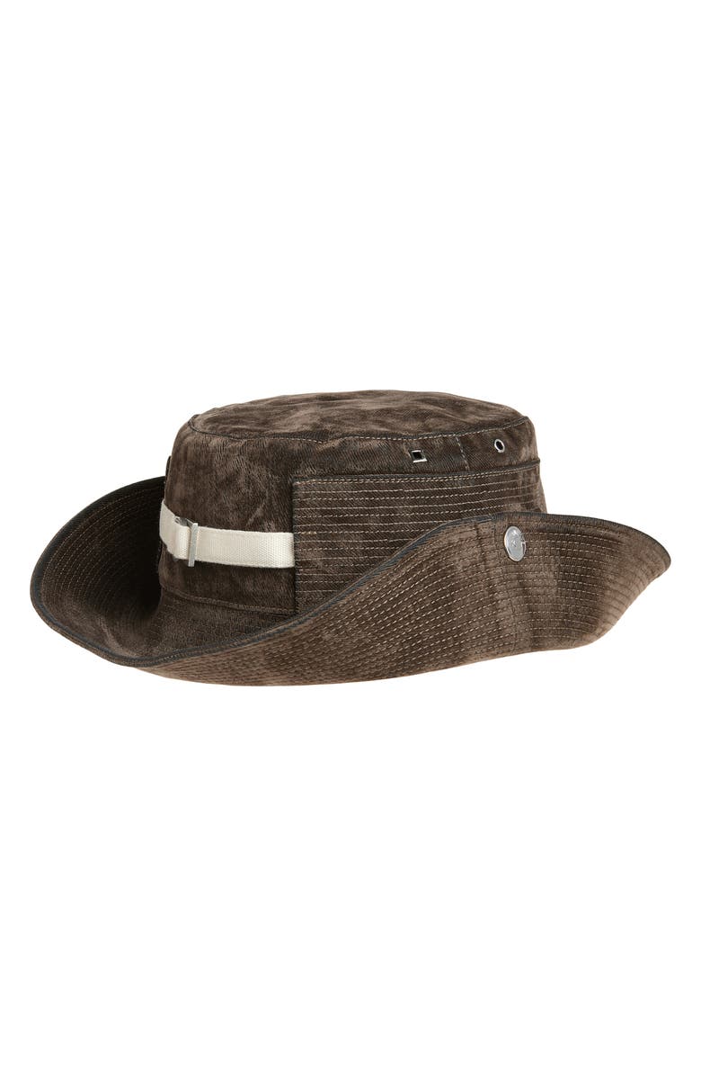Jacquemus Le Bob de-Nîmes Cotton Bucket Hat, Alternate, color, Khaki 560