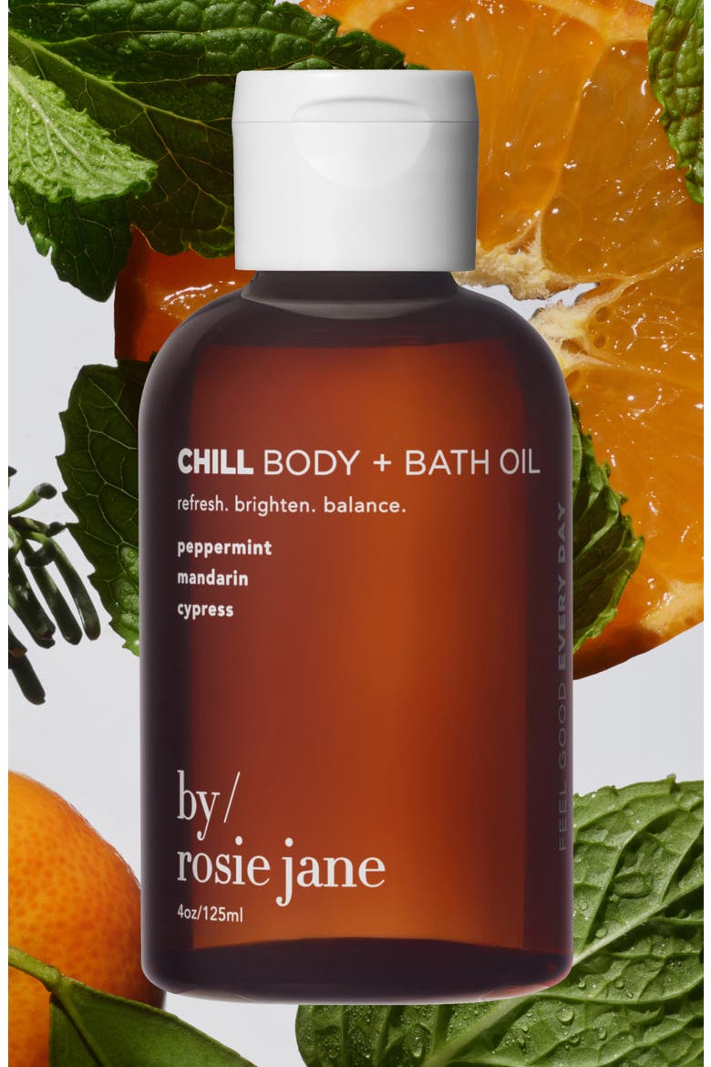Chill Body & Bath Oil, Alternate, color, NO COLOR