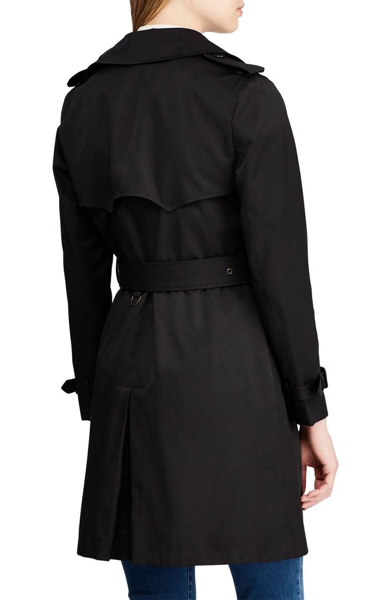 Lauren Ralph Lauren Double Breasted Trench Coat, Alternate, color, 