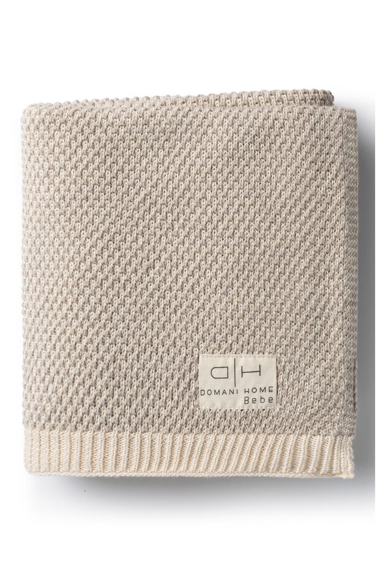 Brunello Baby Blanket, Alternate, color, LINEN SAND