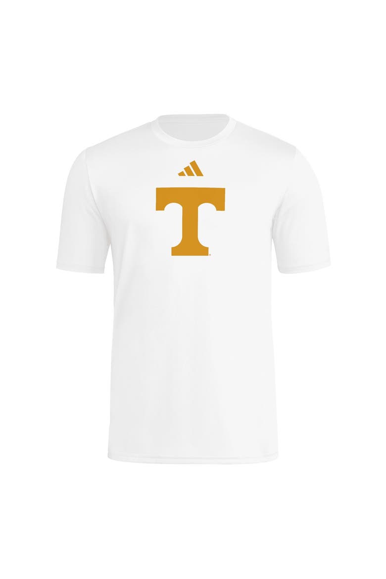 Men's adidas  White Tennessee Volunteers Primary Logo T-Shirt, Alternate, color, White