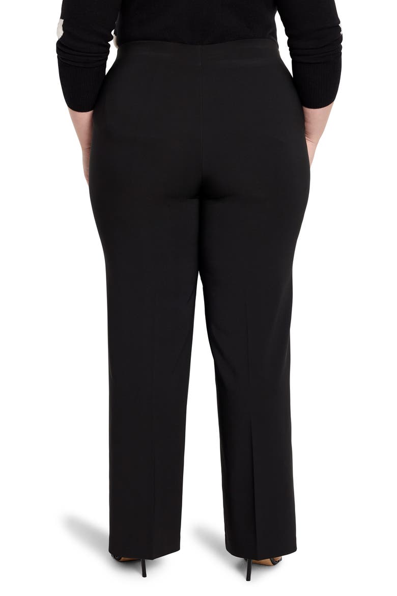 Lenox Stretch Wide Leg Suit Pants, Alternate, color, BLACK ONYX