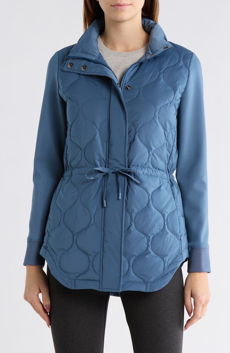 Theory City Combo Onion Quilted Jacket, Main, color, Bering