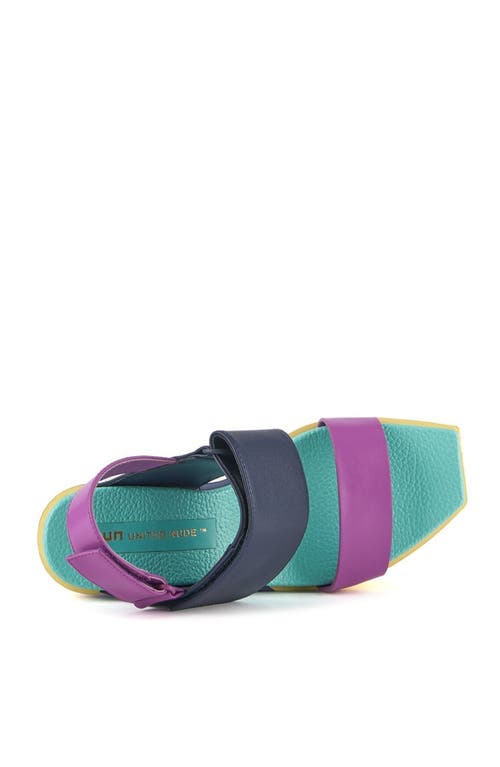United Nude Delta Wedge Sandal In Multi
