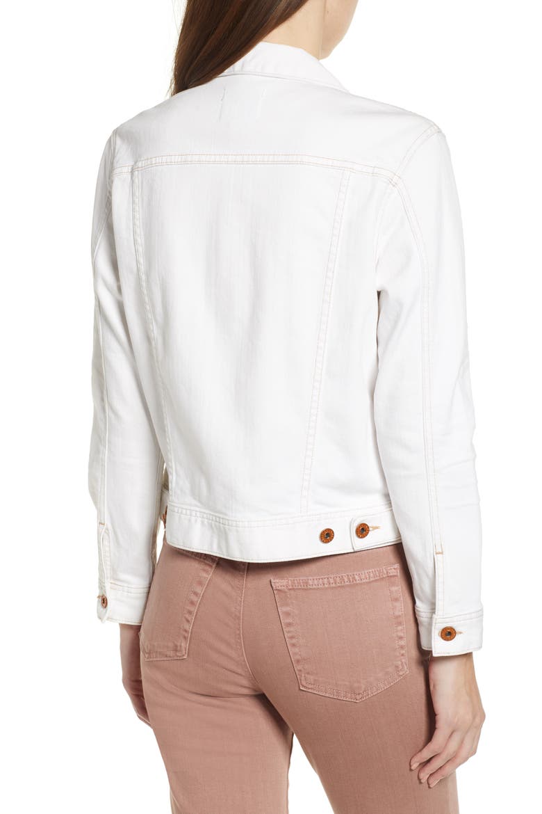 Eliette Crop Denim Jacket, Alternate, color, 01Y BARE WHITE
