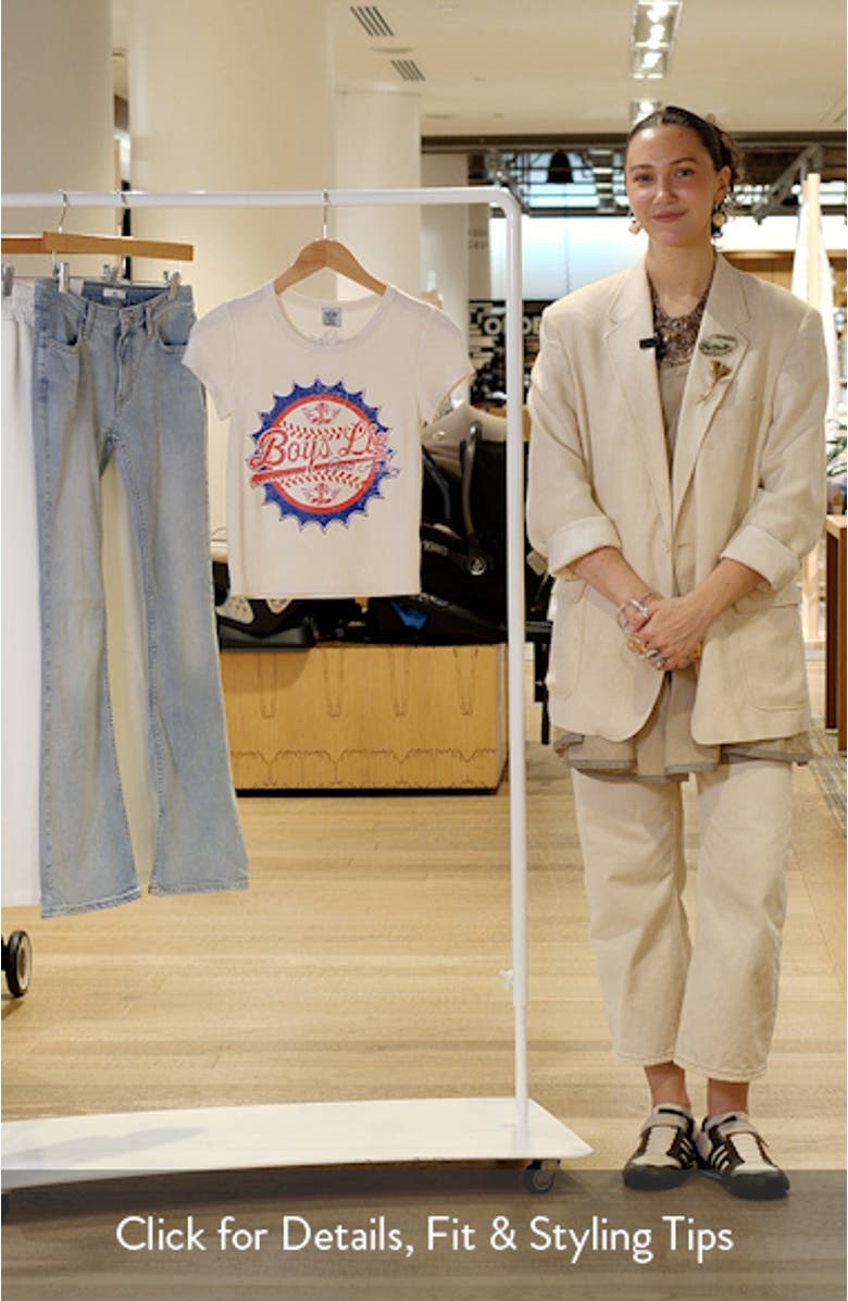 Sporty Spice Graphic Baby Tee, sales video thumbnail