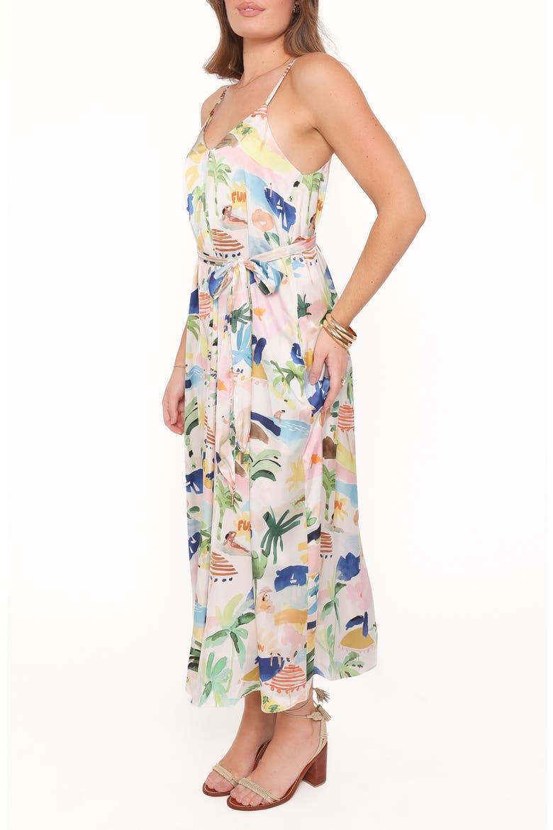 Coralee Maxi Dress, Alternate, color, CREAM RESORT ISLE