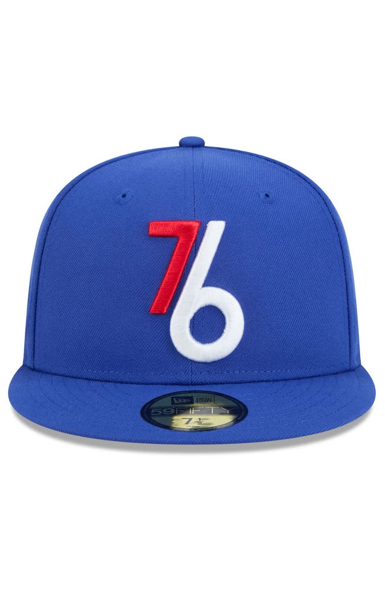 New Era Men's New Era  Royal Philadelphia 76ers 2024/25 City Edition Alternate 59FIFTY Fitted Hat, Alternate, color, Royal