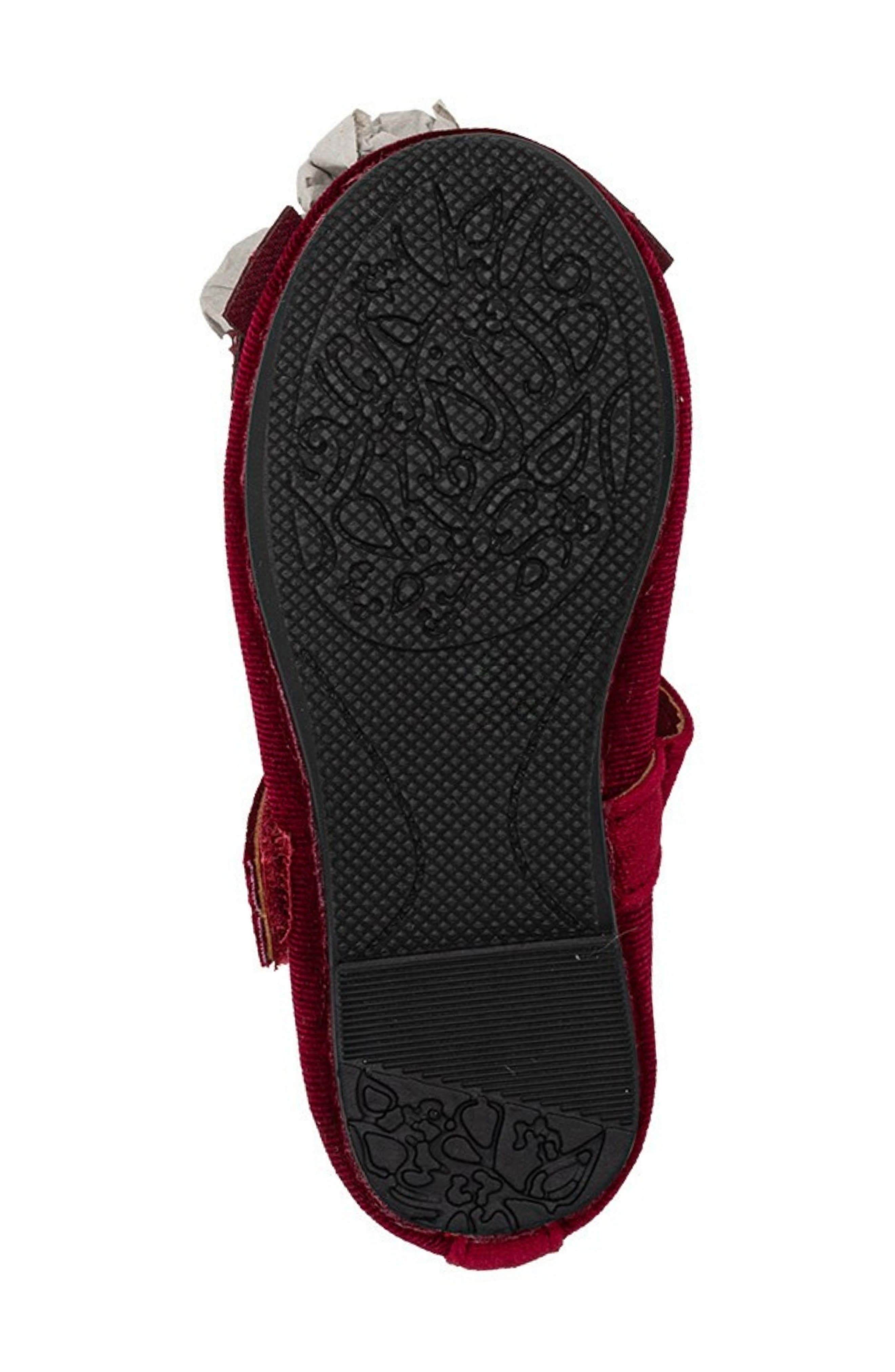 Kids' Embellished Bow Mary Jane Flat, Alternate, color, RED