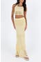 Xander Two-Piece Halter Top & Maxi Skirt Set