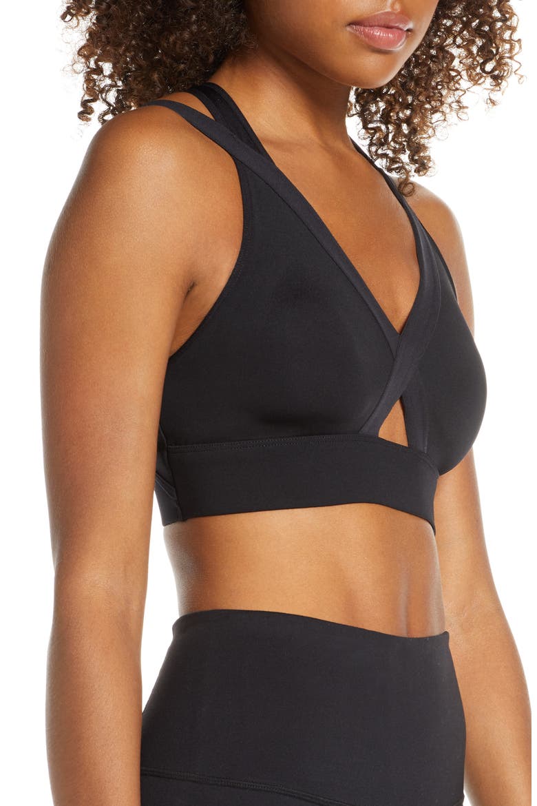 Agility Sports Bra, Alternate, color, BLACK