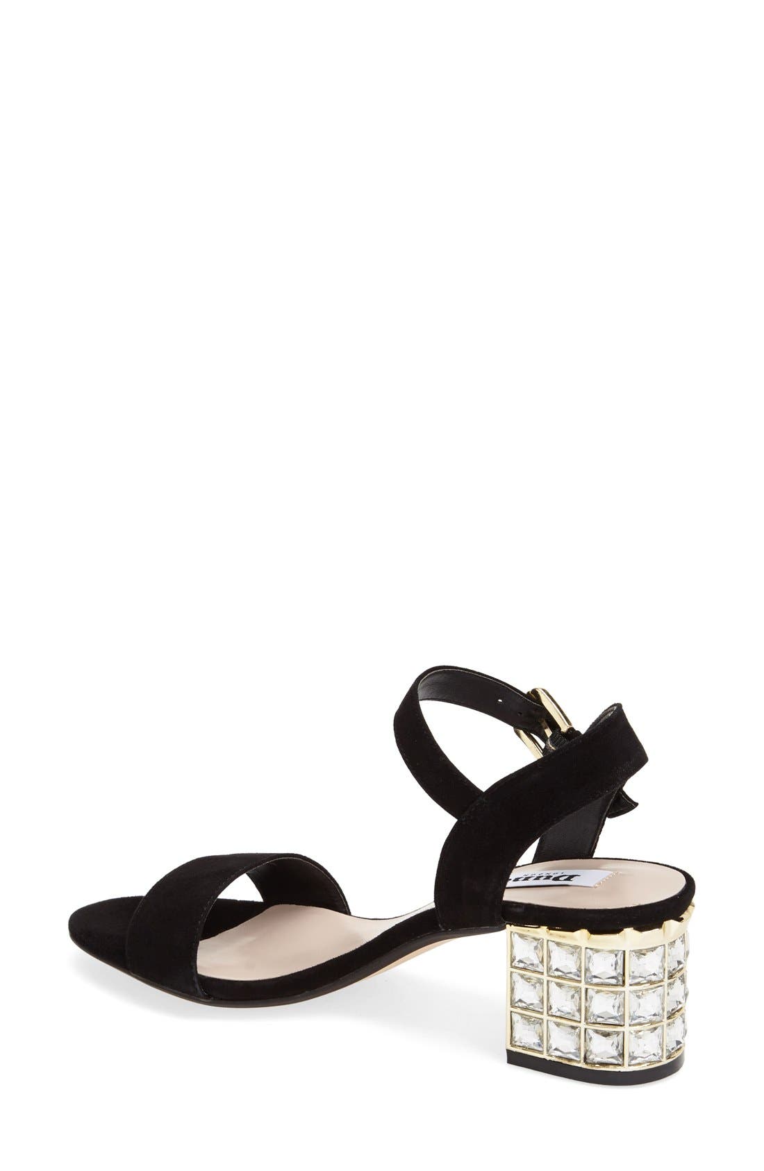 Dune London 'Harah' Block Heel Sandal, Alternate, color, 
