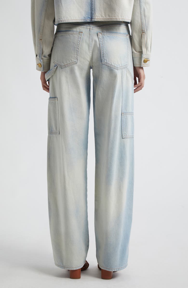 Ulla Johnson The Olympia Wide Leg Carpenter Jeans, Alternate, color, 