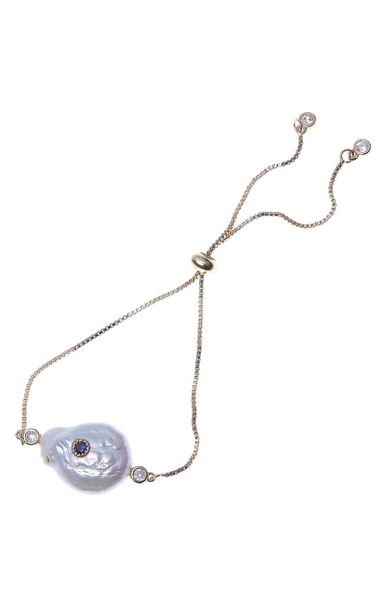 Nakamol Chicago Cultured Pearl Bracelet, Main, color,