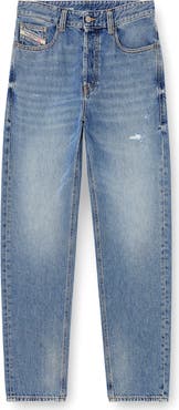 DIESEL® 2024 D-Macs Distressed Relaxed Straight Leg Jeans