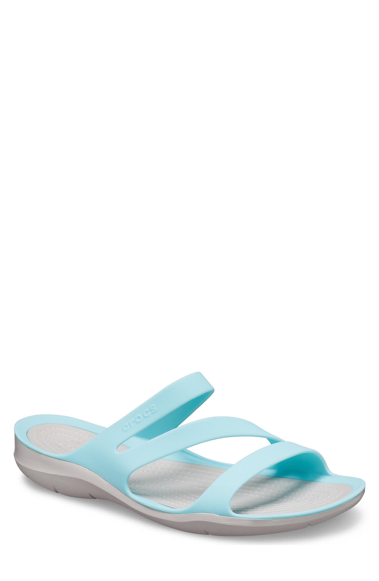 Swiftwater Slide Sandal, Main, color, ICE BLUE/ PEARL WHITE