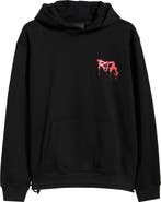 RtA Jordan Graffiti Graphic Drawcord Hem Hoodie