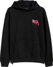 RtA Jordan Graffiti Graphic Drawcord Hem Hoodie