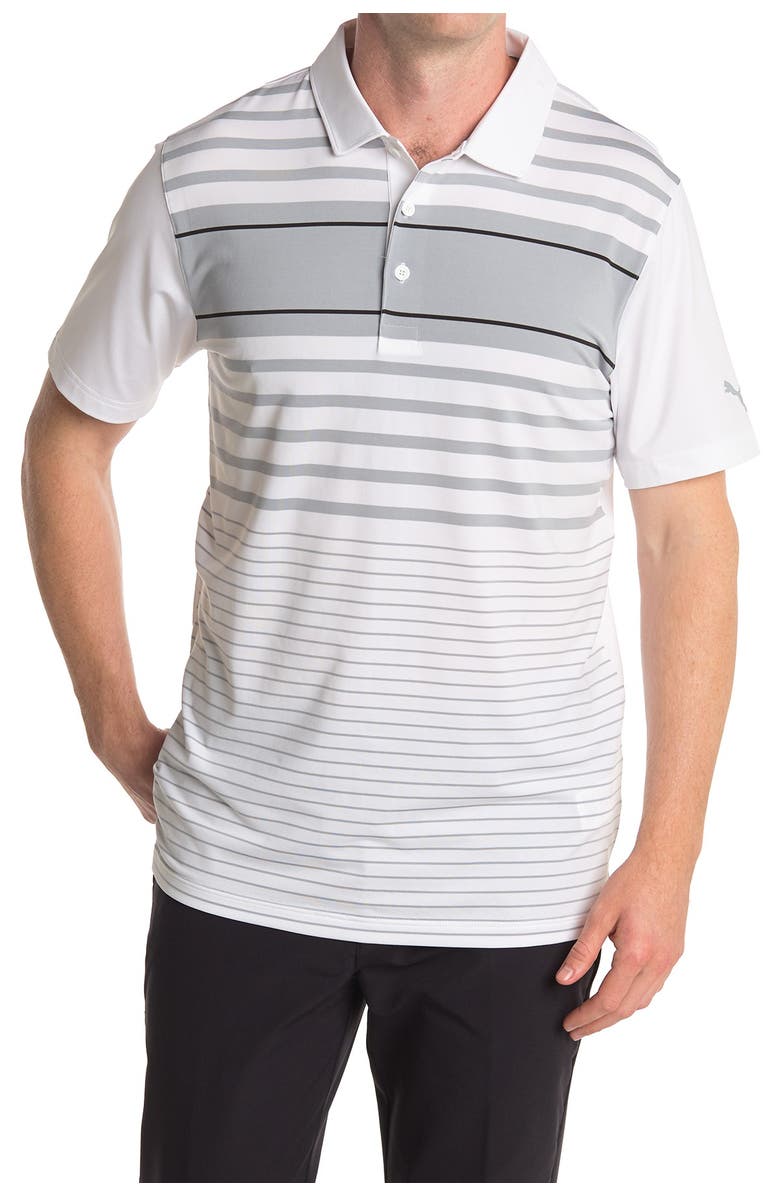 PUMA Grey Spotlight Golf Polo, Main, color, 