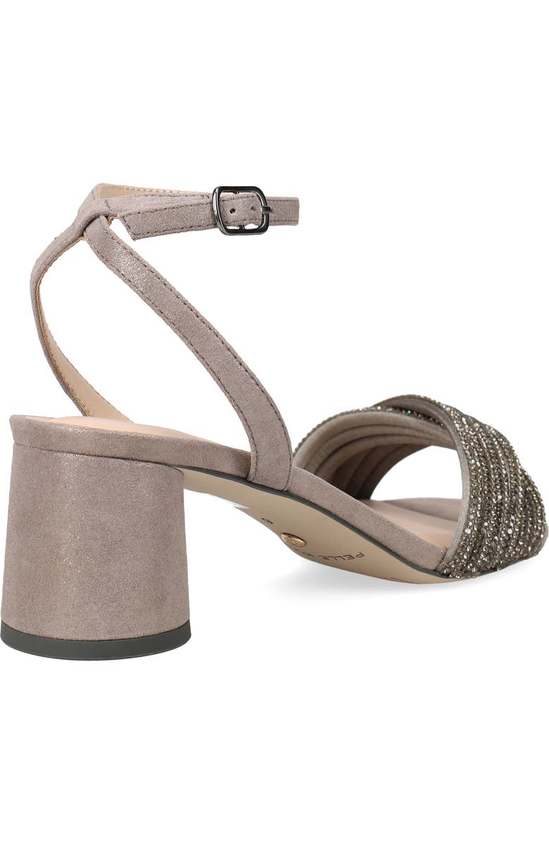 Pelle Moda Noli Ankle Strap Sandal, Alternate, color, Pewter