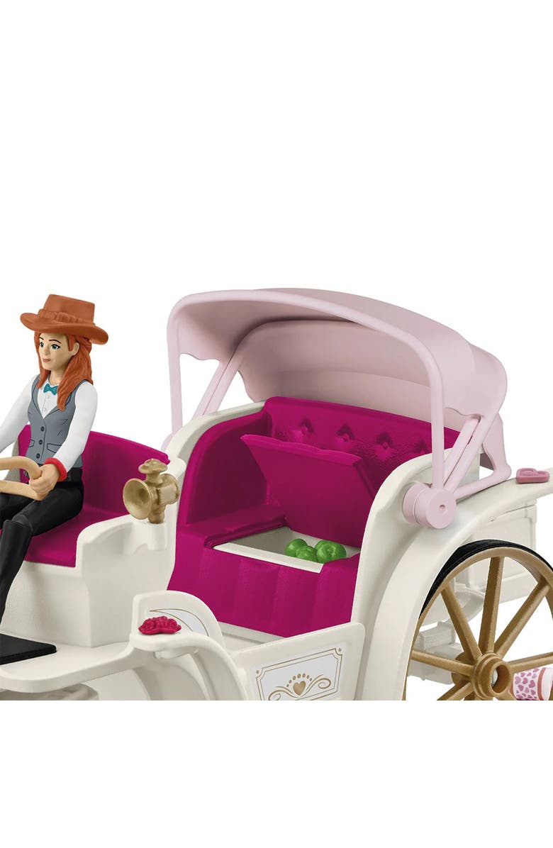 Schleich Horse Club Wedding Carriage Horse Figurine, Alternate, color, Multicolored