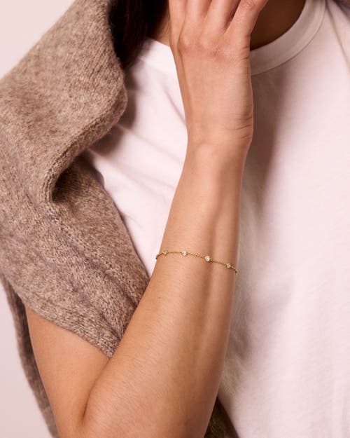 Electric Picks Strand Bracelet In Gold