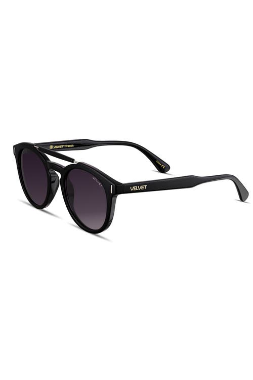 Velvet Eyewear Amelia Sunglasses In Black Grey