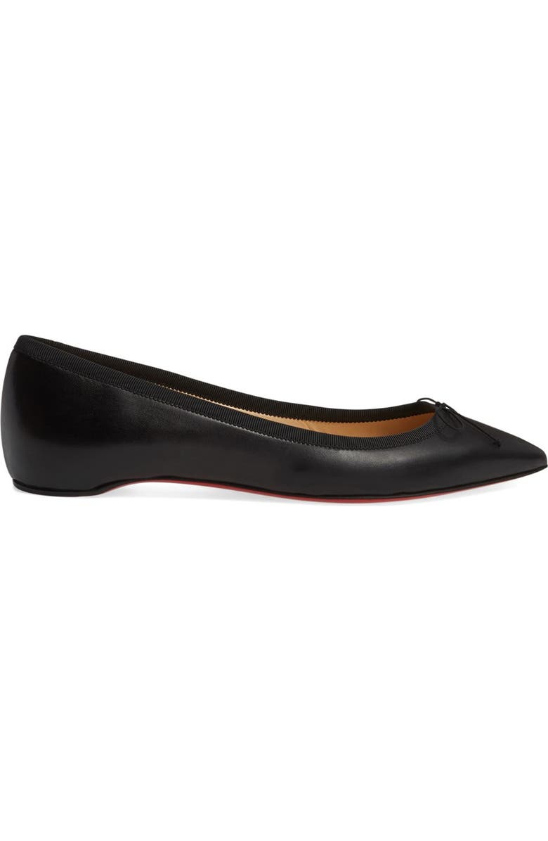 Christian Louboutin Solasofia Pointy Toe Flat, Alternate, color,