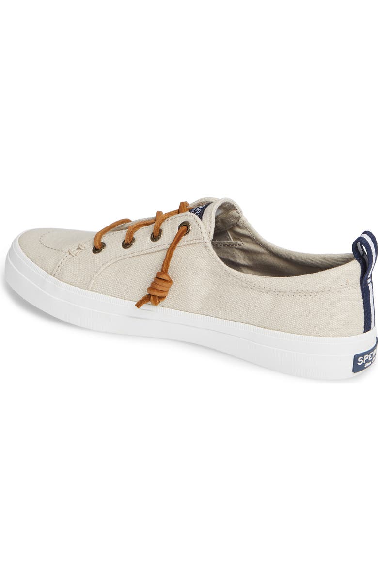 Sperry Crest Vibe Slip-On Sneaker, Alternate, color, Linen Canvas