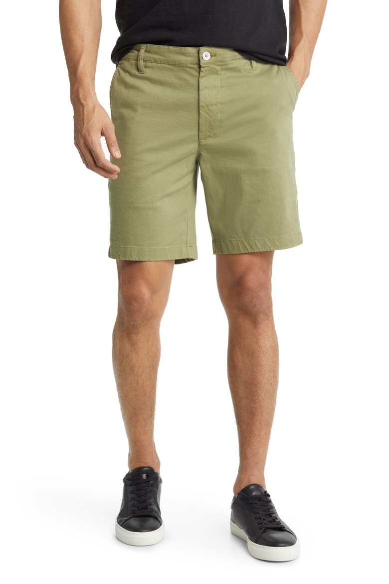 Wanderer 8.5-Inch Stretch Cotton Chino Shorts, Main, color, CAVALRY SAGE